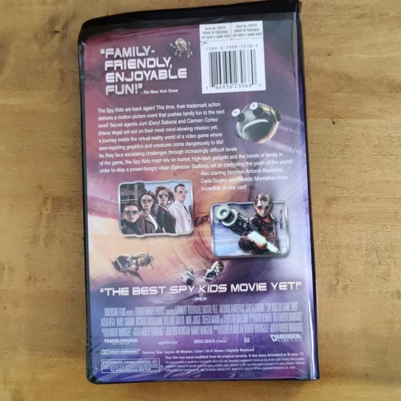 Dimension Home Video 3 Lot (1,2,3) Editions Of Spy Kids VHS Tapes - Picture 11 of 14